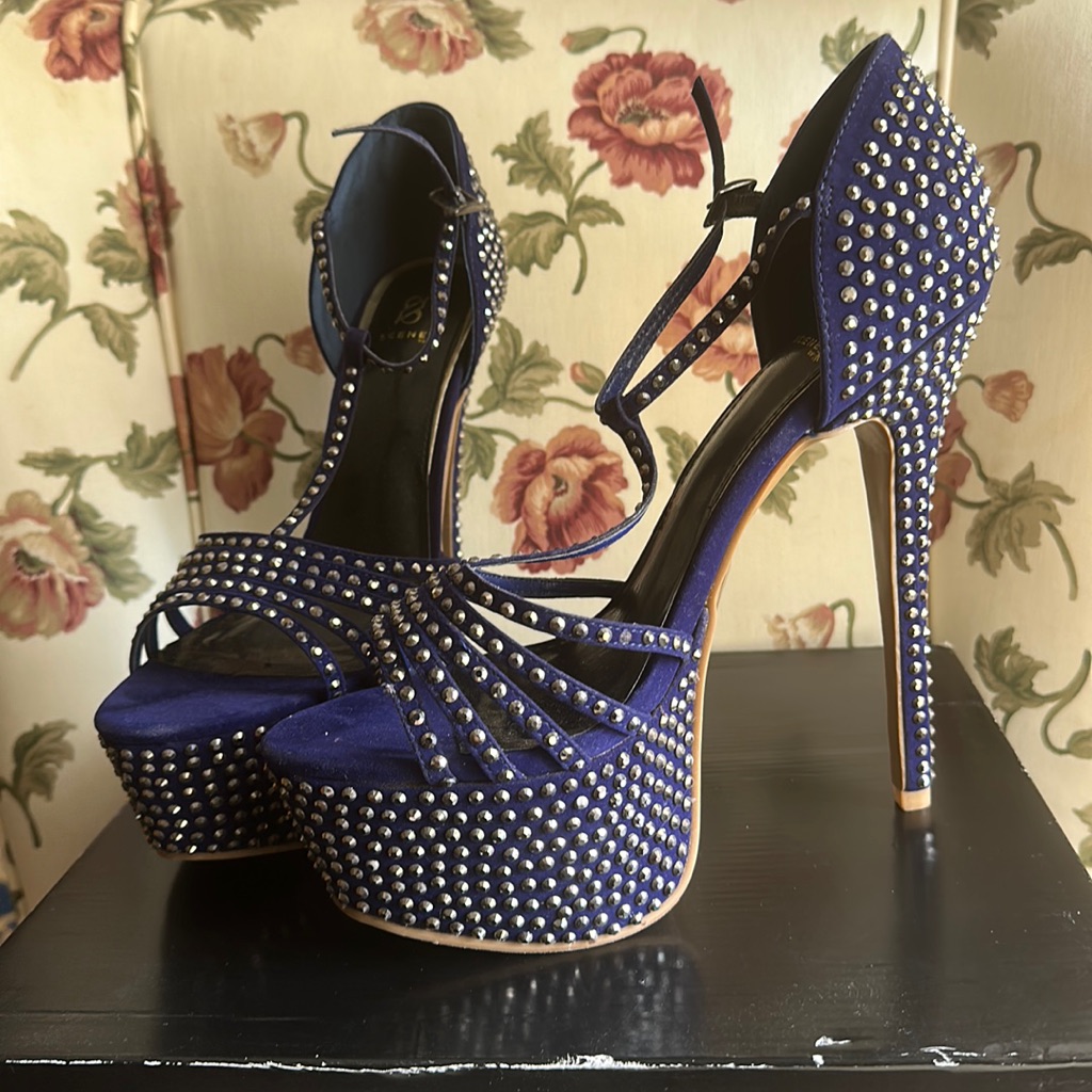 Blue Diamond Heels